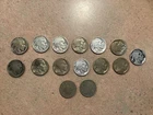 Lot of 13 Buffalo Nickels and 2 Liberty v head nickels