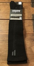 Hollow Wide Calf Compression Alpaca Socks Black X-Large Men 13-15 NEW