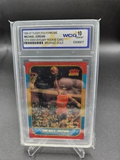 1996-97 Fleer Polychrome Michael Jordan 10th Anniversary Brushed Gold RC WCG 10