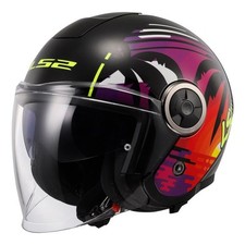 Casque LS2 OF620 Classy Palm noir brillant