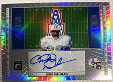 2025 Panini Donruss Optic Cris Dishman Hash Marks Auto HM-CD Houston Oilers
