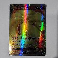 Pokémon TCG Ninetales V Ultra Rare 177/192 Rebel Clash 200 HP Full Art Holo Card on eBay