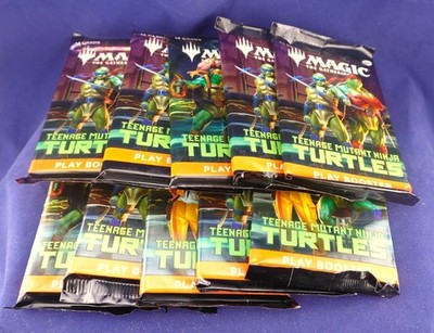 MTG Ten Teenage Mutant Ninja Turtles Play Boosters (10) TMNT - Factory Sealed