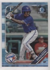 2019 Bowman Draft Chrome Sky Blue Refractor Dasan Brown #BDC-63 0b3