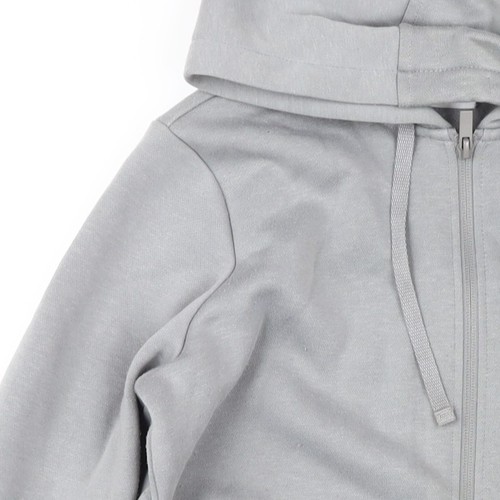 LA Gear Women's Grey Full Zip Hoodie Size 10 - Picture 12 of 12