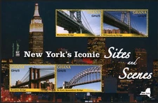 Foglio francobolli GHANA 2016 NY 2016 francobolli Expo MNH #31024