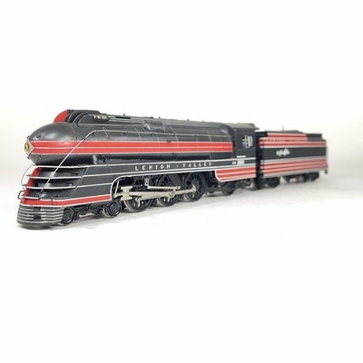 Overland Brass HO Lehigh Valley LV #2101 K58s 4-6-2 John Wilkes DC Powered