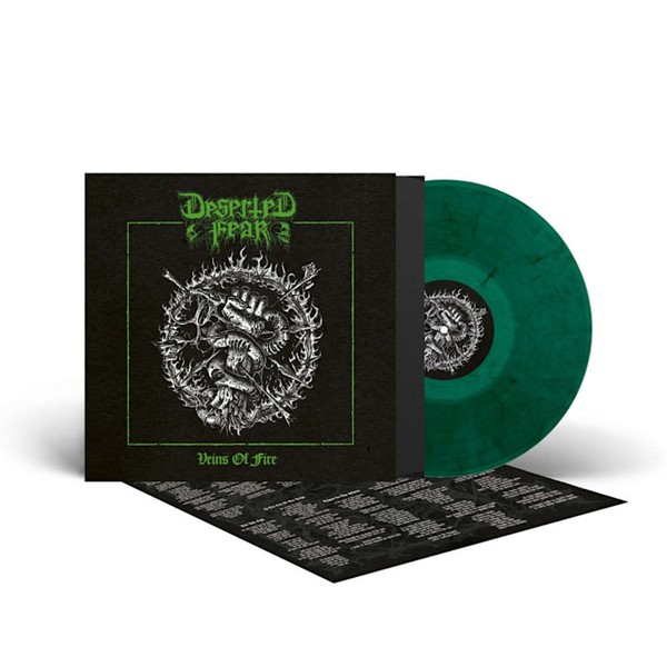 Deserted Fear - Veins Of Fire - Vinyl-Lp - Green Marbled Vinyl-image