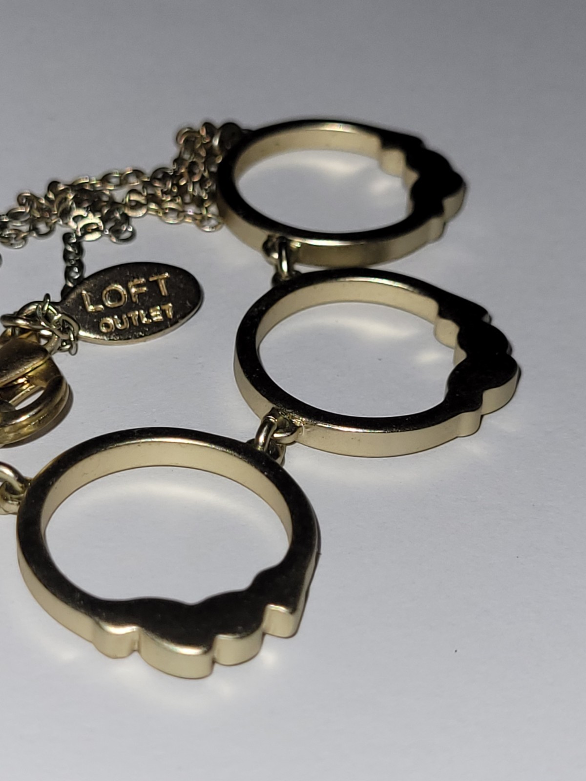 LOFT Outlet Five Circle Pendants Multicolored Rhi… - image 8