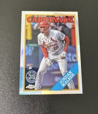 2023 Topps Chrome Update Series - 1988 Topps Baseball Jordan Walker-Cardinals