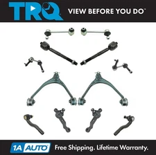 TRQ Control Arm Ball Joint Tie Rod Sway Bar Link Steering Suspension Kit  12pc