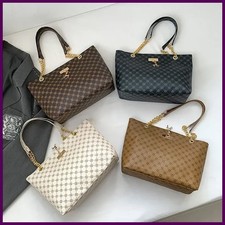 1pcs Fashionable Large Capacity Handbag Texture PU Leather Tote Women Bag