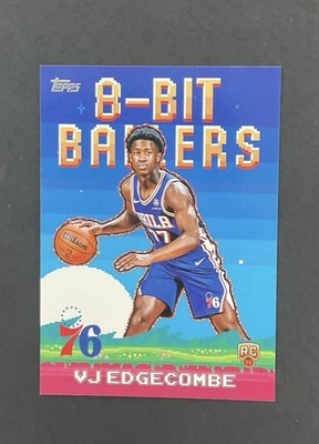 VJ Edgecombe 2025-26 Topps 8 Bit Ballers Rookie RC Card #8B-33 76ers