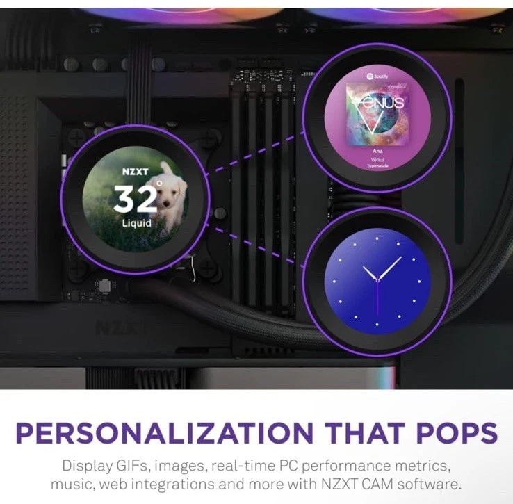 NZXT Kraken Elite 280 RGB - RL-KR28E-B1 - 280mm AIO CPU Liquid Cooler - Image 2 of 4