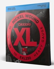 D'Addario EXL230 Long Scale Nickel Wound Bass Strings - Heavy, 55-110