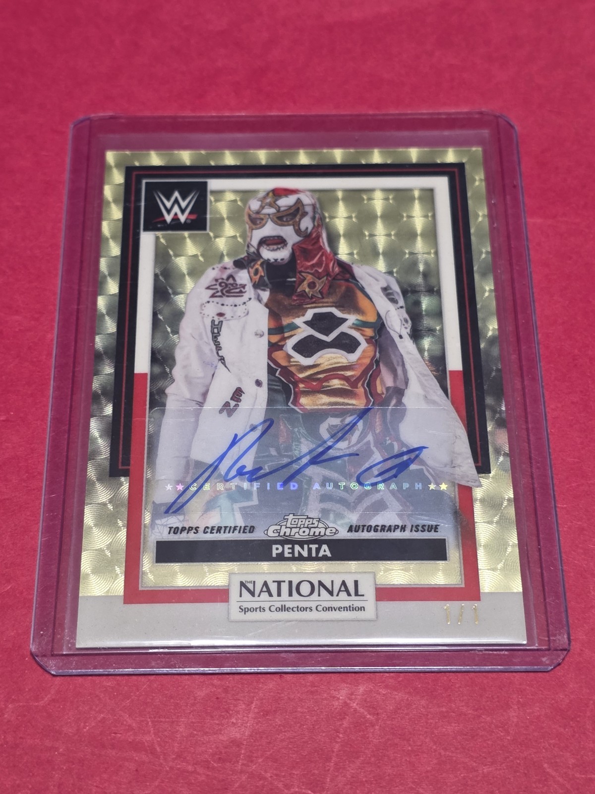 2026 Topps Chrome National NSCC WWE Penta Superfractor Auto # 1/1 Autograph 