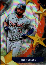 2025 Topps Stars Of MLB #SMLB40 Riley Greene Detroit Tigers