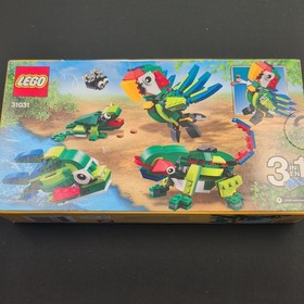 Lego CREATOR 3 in 1 set 31031 ~ RAINFOREST ANIMALS NISB Retired Chameleon Frog