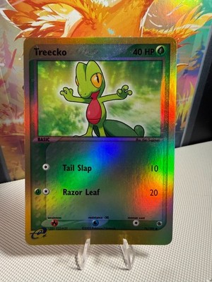 Treecko #76 Reverse Holo Ruby & Saphire Pokemon EX 2003