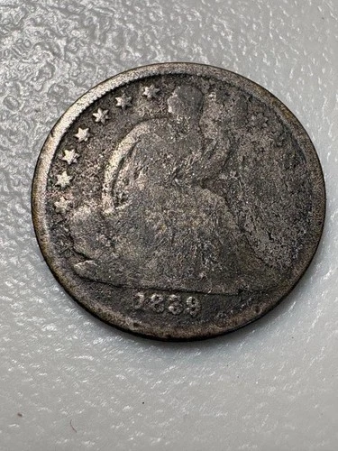 1839-O Seated Liberty Dime Corroded Scarcer Date SKU#38286