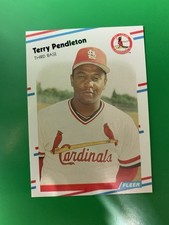 1988 Fleer Glossy Terry Pendleton St. Louis Cardinals #46