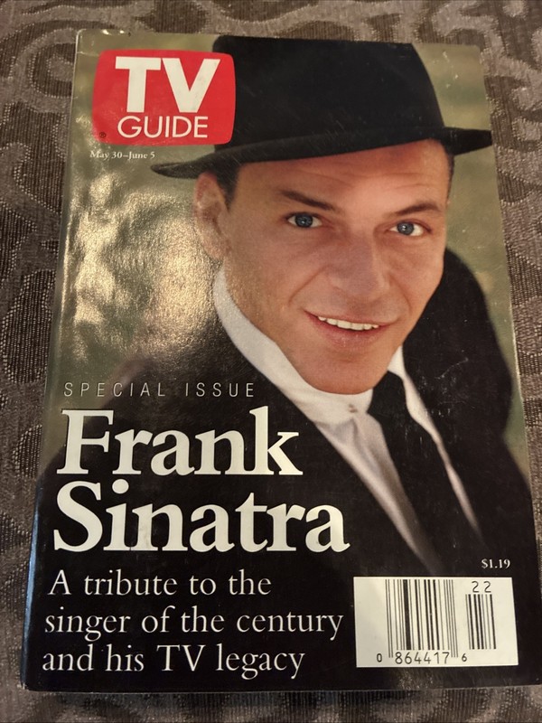 1998 May 30 - June 5 TV Guide - Special Issue Frank Sinatra  Front Cover