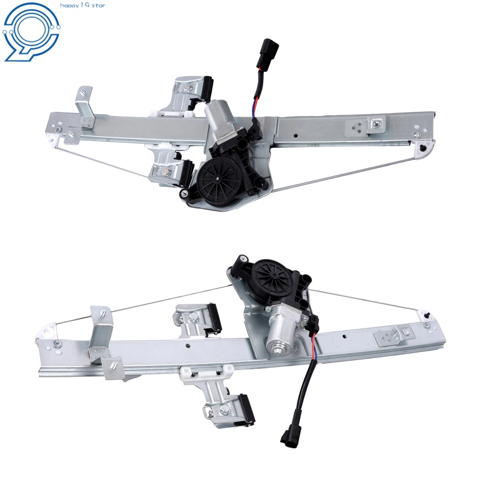 2x Regulador de Janela com Motor Traseiro Esquerdo e Direito Para Silverado Sierra 1500 2500HD - Imagem 4 de 4