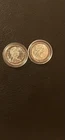 2 1967 Canada 10 Cents 80% Silver ProofLike Elizabeth II Very Nice BU Condition