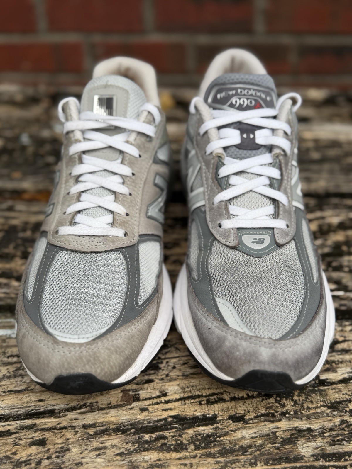 New Balance 990v5 Men’s Sz 12.5 Gray Castlerock Suede Mesh Running Gym Shoes T7 thumbnail 13