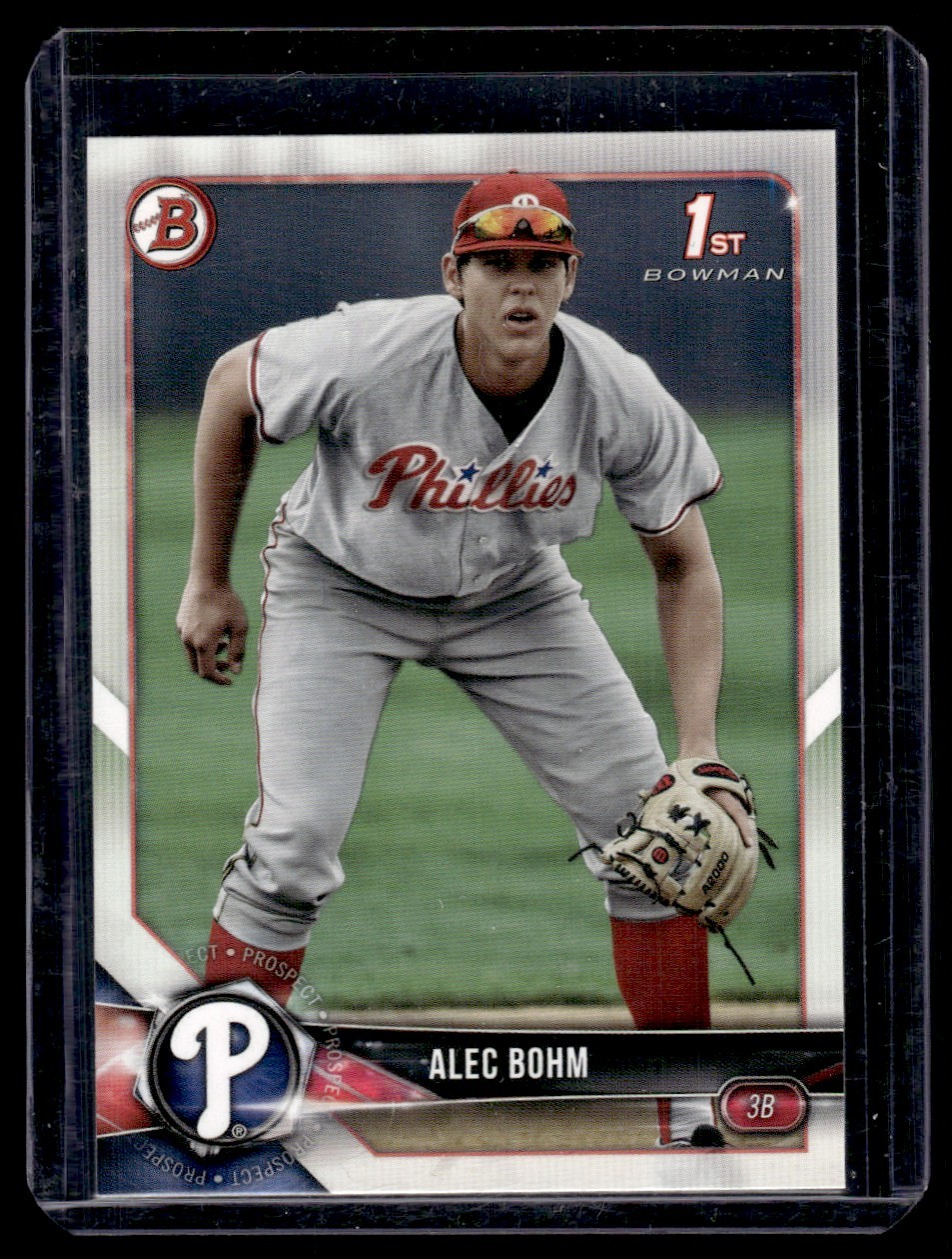 2018 Bowman Draft Alec Bohm Philadelphia Phillies #BD-25
