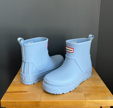 Hunter Kids Girls Light Blue Grace 2 Rain Boots US 4 Youth NWB