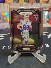 2023 Panini Prizm Base Rookie Luke Schoonmaker #325 Dallas Cowboys