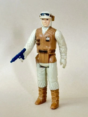 Vintage Star Wars Rebel Soldier Action Figure, Kenner 1980, Original Complete