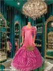 Vintage Barbie Clone Fashion Doll Size Party Dress