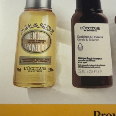 NIB L'Occitane 5 Piece Provence Beauty Set Body Care Travel