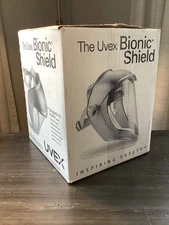 UVEX BIONIC S8510 SAFETY FACE SHIELD CLEAR ANTI-FOG POLYCARBONATE GRINDING VISOR