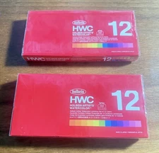 (2) Holbein HWC Artists Watercolor Set 5ml W794 Set Of 12 Colors Each FAST SHIP!