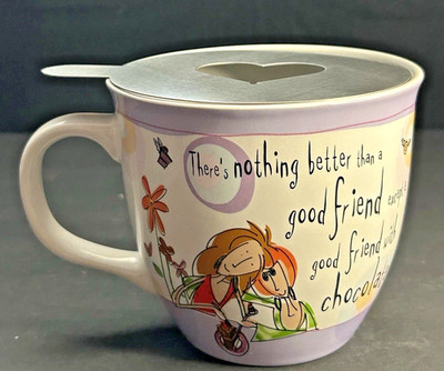 Creative Tops Chocolate Mug Set ''There s Nothing Better Than A Good Friend  NIB