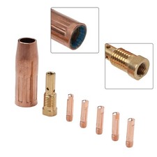 7pcs Conical Nozzle Conductive Tip Kit Fit for Handy MIG Welder 11205