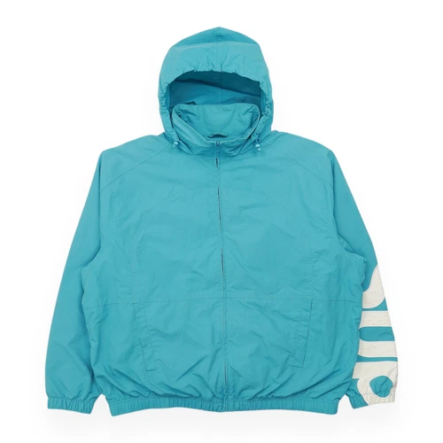 Veste Supreme Spellout taille M bleu bébé