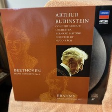 BEETHOVEN ARTHUR RUBINSTEIN 12" Laserdisc Japan 25022