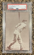 1939-46 Salutation Lou Boudreau, Cleveland Indians, HOF, PSA 3