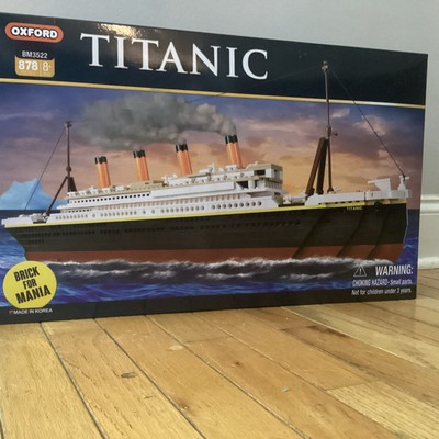 Oxford Titanic 878 Piece Building Set BM3522 Scale MIB/New