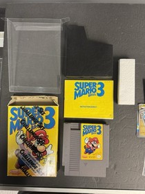 Super Mario Bros 3 Challenge Set Game NES (game Booklet Sleeve And Case 