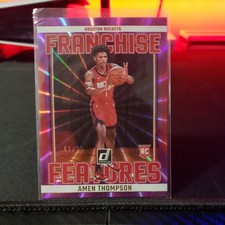 2023 Amen Thompson RC Rookie Franchise Features Purple Laser 61/99 