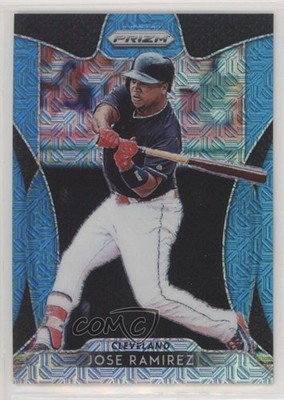 2019 Panini Prizm Blue Mojo Prizm 342/399 Jose Ramirez #21 fm0
