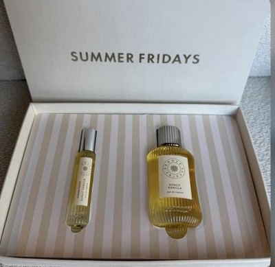 Summer Fridays Sunlit Vanilla Perfume Set !!