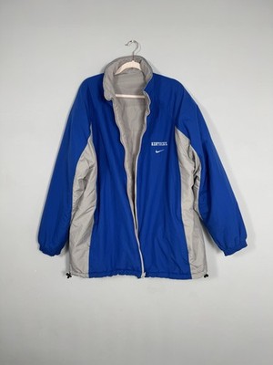 Vintage Nike Team Jacket Mens XL University Kentucky Wildcats Reversible Heavy