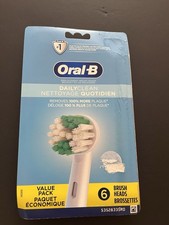 Oral-B Daily Clean Electric Toothbrush Replacement Brush Heads Refill - 6ct