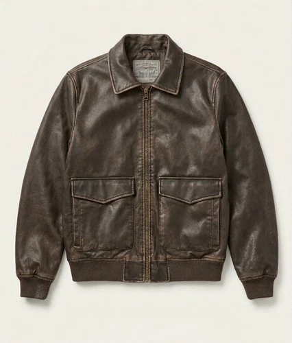 Levi's Men's Faux Leather Bomber Jacket Coat Brown XL New With Tags MSRP $195 video thumbnail